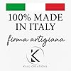 Set of 4 Round Natural Travertine Coasters Ø10 cm – Elegant and Durable, Scratch and Stain Resistant – Handmade in Italy | Kalu Creations