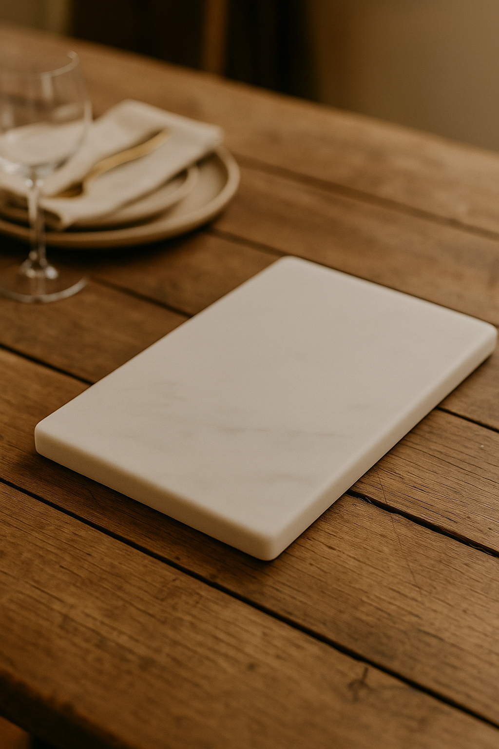 Little Marble Cutting Board 30.5x20.3 cm – Handmade in Italy – Elegant and Durable – Ideal for Cheese, Appetizers, or Sushi – KALU Creations