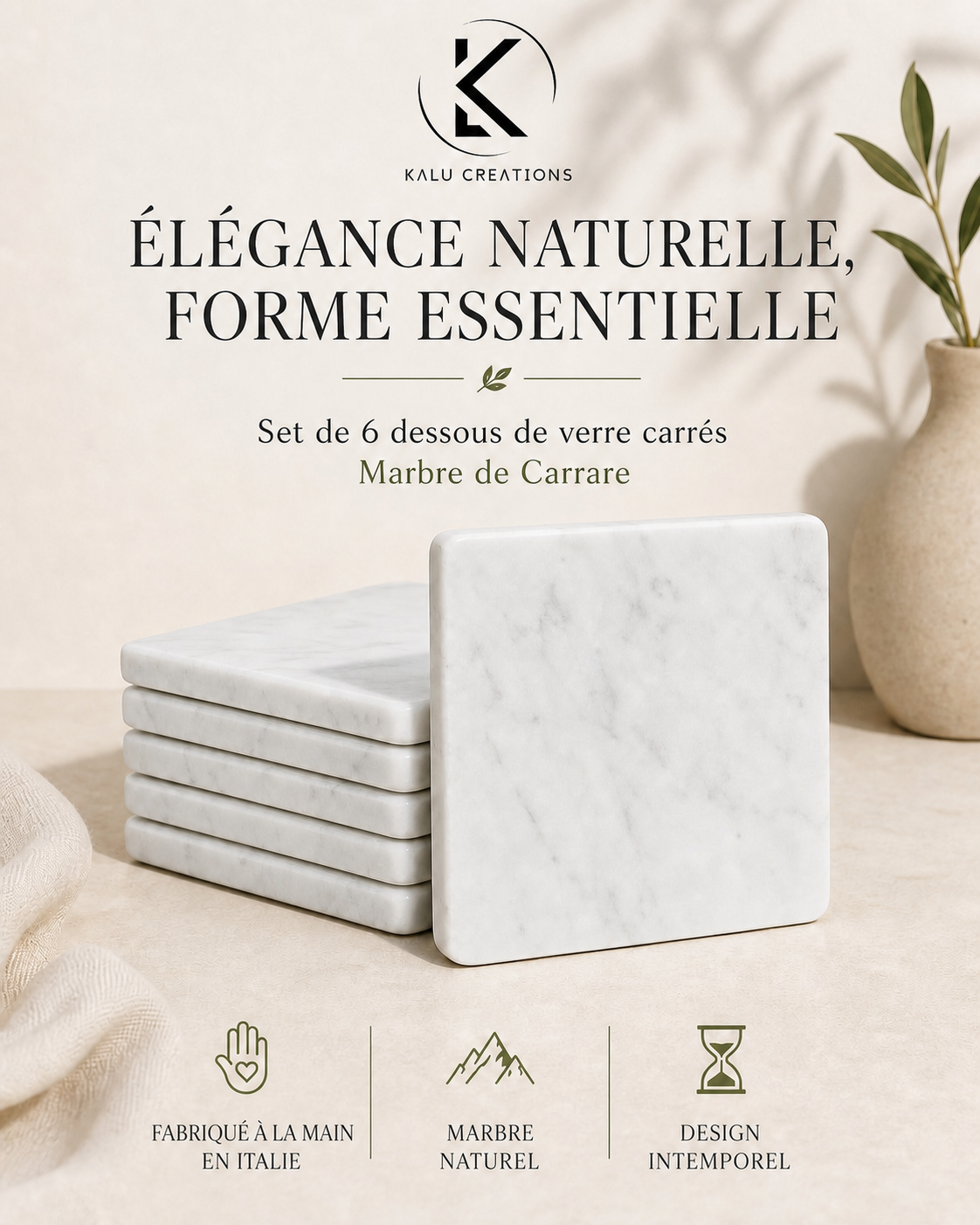 Élégance naturelle, forme essentielle