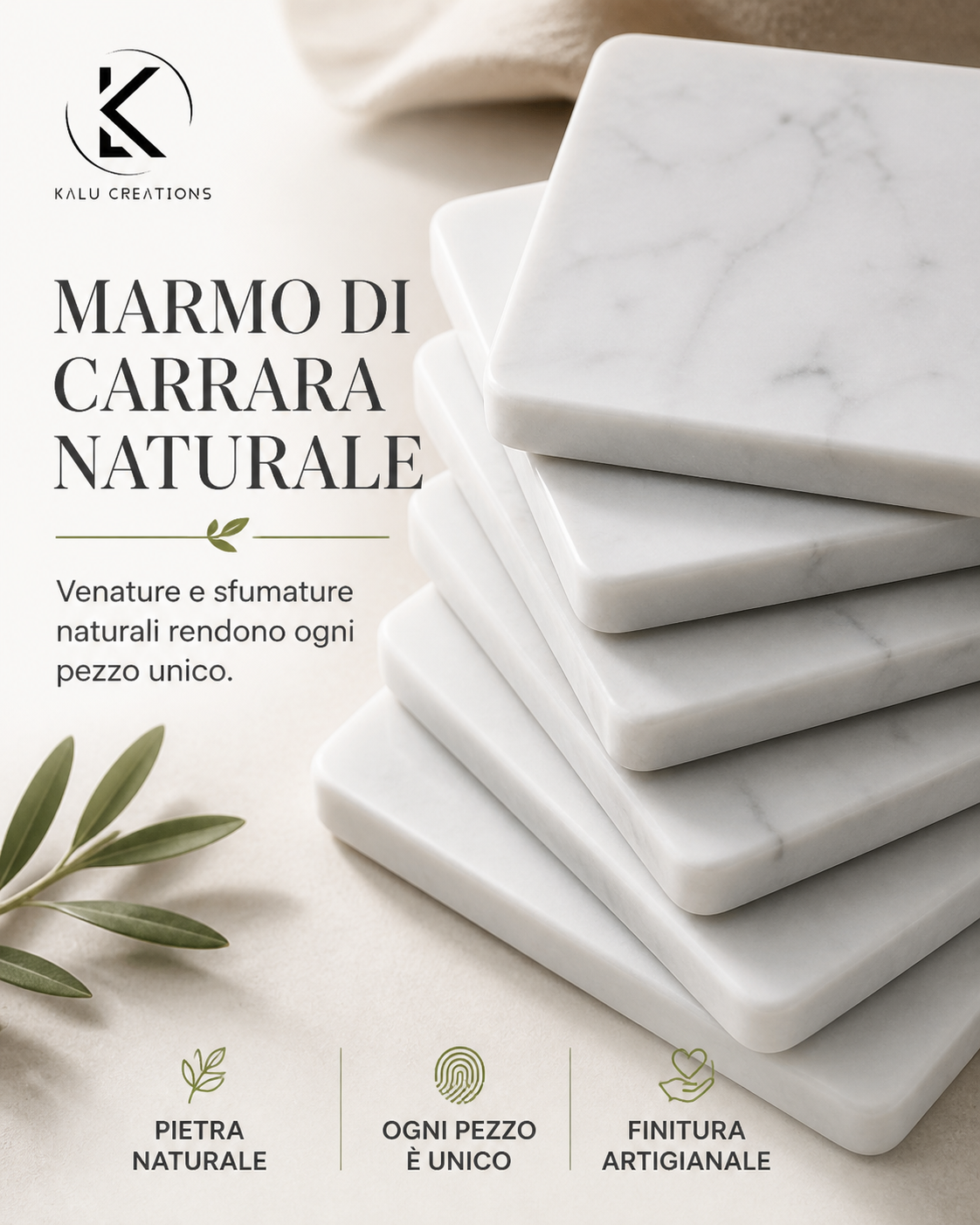Marmo di Carrara naturale