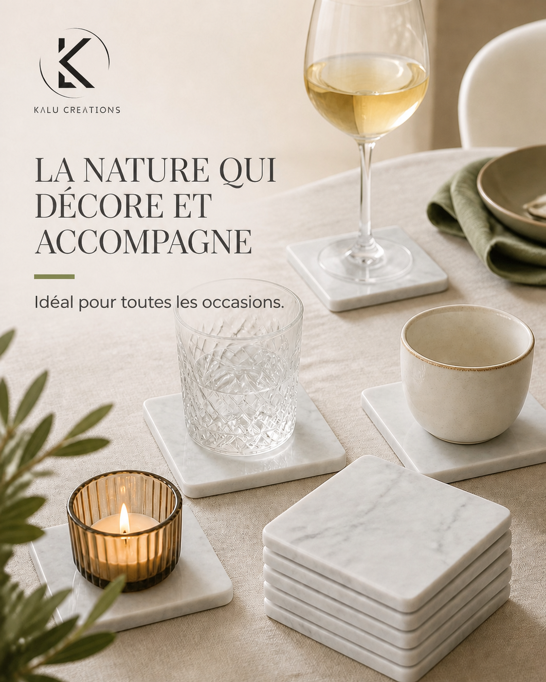 La nature qui décore et accompagne