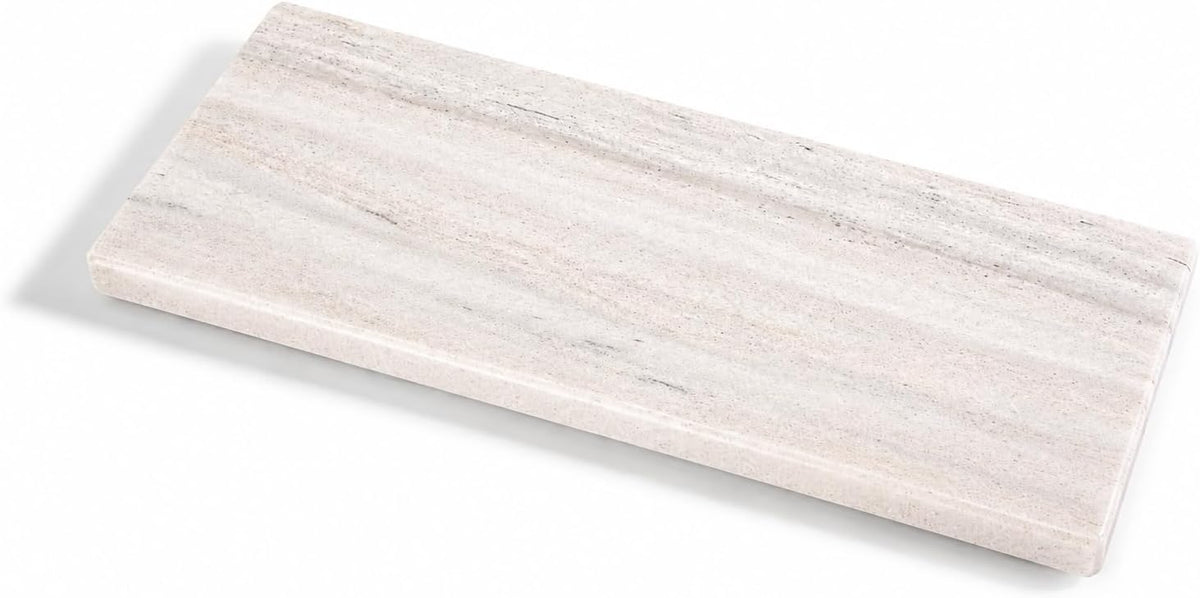 MINI – Tabla de Mármol Blanco 40×15×2 cm