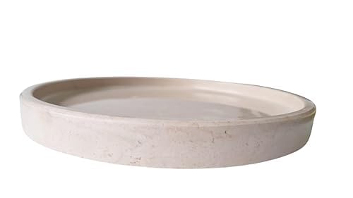 Round Apricena Stone Plate – Elegant Tray for Bathroom, Kitchen or Home Decor | Kalu Creations