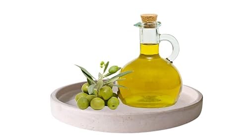 Round Apricena Stone Plate – Elegant Tray for Bathroom, Kitchen or Home Decor | Kalu Creations