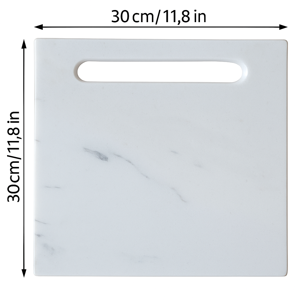 Elegante piano di lavoro cucina in marmo naturale quadrato