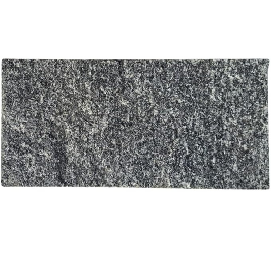Mattonella Serizzo Nero 30×15×1,5 cm vista frontale