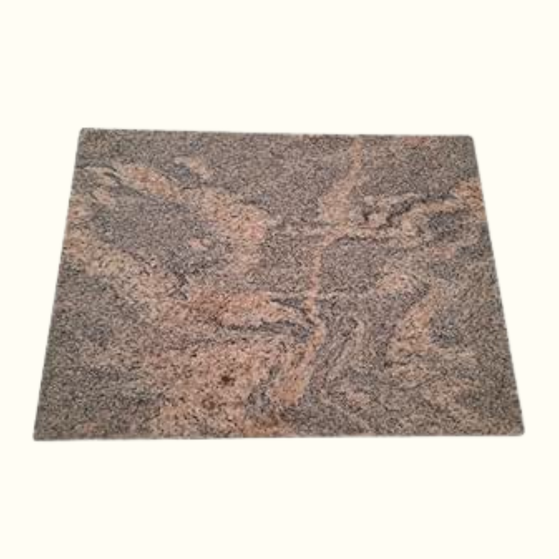 Rectangular granite cutting board with natural multicolor stone pattern, handcrafted in Italy
