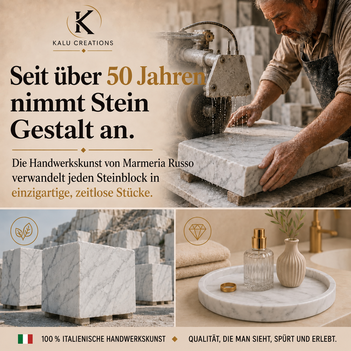 KALU Creations: über 50 Jahre italienische Handwerkskunst