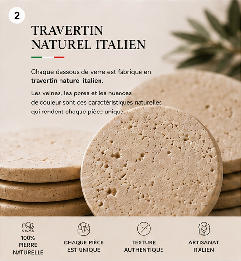 Travertin naturel italien